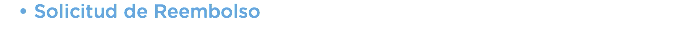 Solicitud de Reembolso