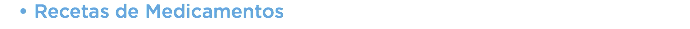 Recetas de Medicamentos