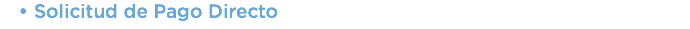 Solicitud de Pago Directo