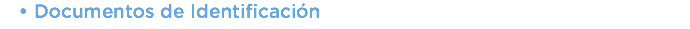 Documentos de Identificación
